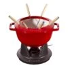 Staub Fondueset Kersenrood - ø 20 Cm / 2.36 Liter -Praktische Winkel Voor Keukenbenodigdheden 40511 975 0 1