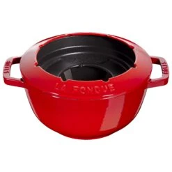 Staub Fondueset Kersenrood - ø 20 Cm / 2.36 Liter 3 Staub Fondueset Kersenrood - ø 20 Cm / 2.36 Liter -Praktische Winkel Voor Keukenbenodigdheden 40511 975 0 2