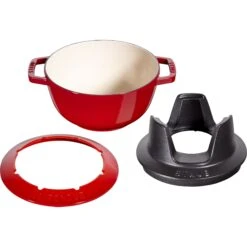 Staub Fondueset Kersenrood - ø 20 Cm / 2.36 Liter 6 Staub Fondueset Kersenrood - ø 20 Cm / 2.36 Liter -Praktische Winkel Voor Keukenbenodigdheden 40511 975 0 6