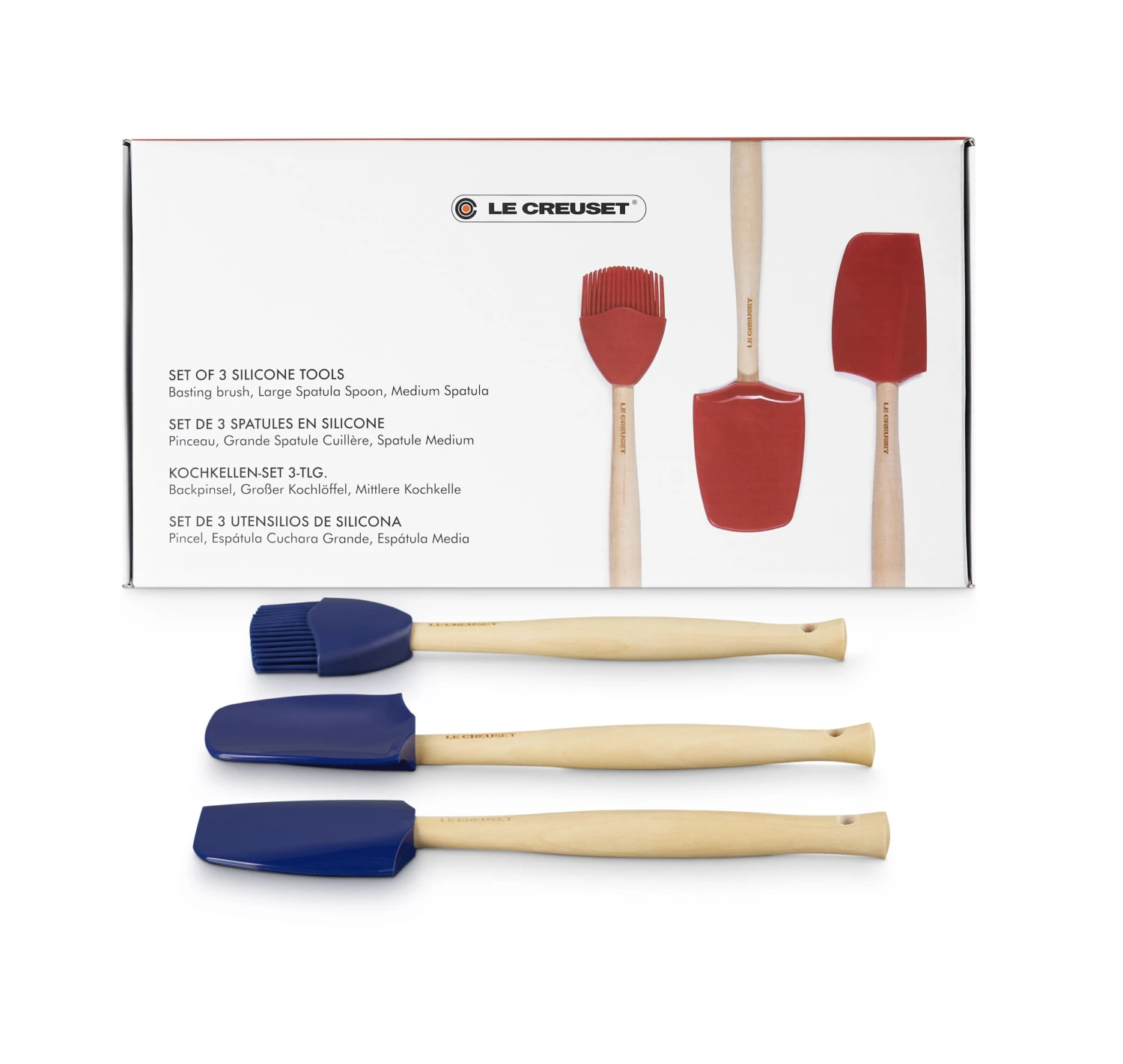 Le Creuset Spatelset - 3 stuks - Premium - Azure Le Creuset Spatelset - 3 Stuks - Premium - Azure -Praktische Winkel Voor Keukenbenodigdheden 42830002200007 scaled