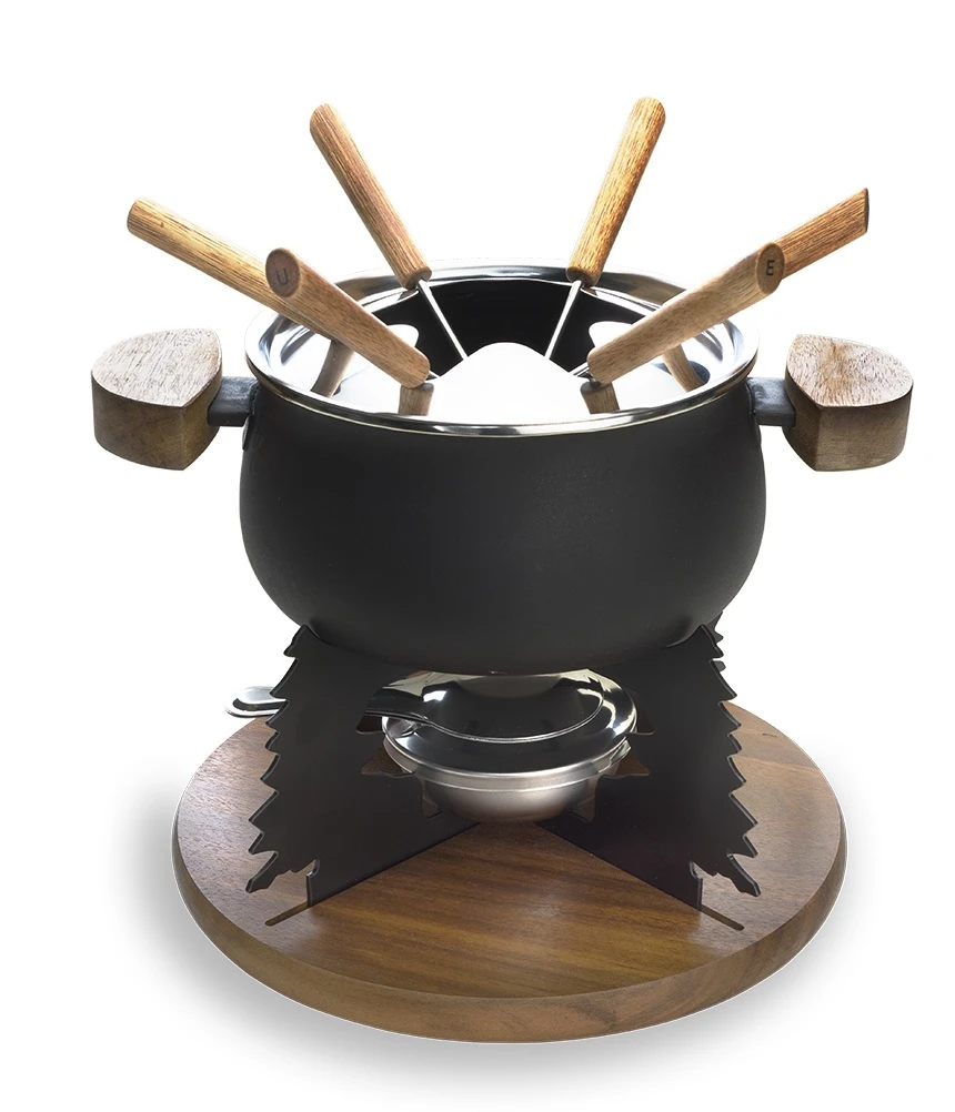 Cosy & Trendy Fondueset - 6 personen - zwart - 2 liter Cosy & Trendy Fondueset - 6 Personen - Zwart - 2 Liter -Praktische Winkel Voor Keukenbenodigdheden 4292575