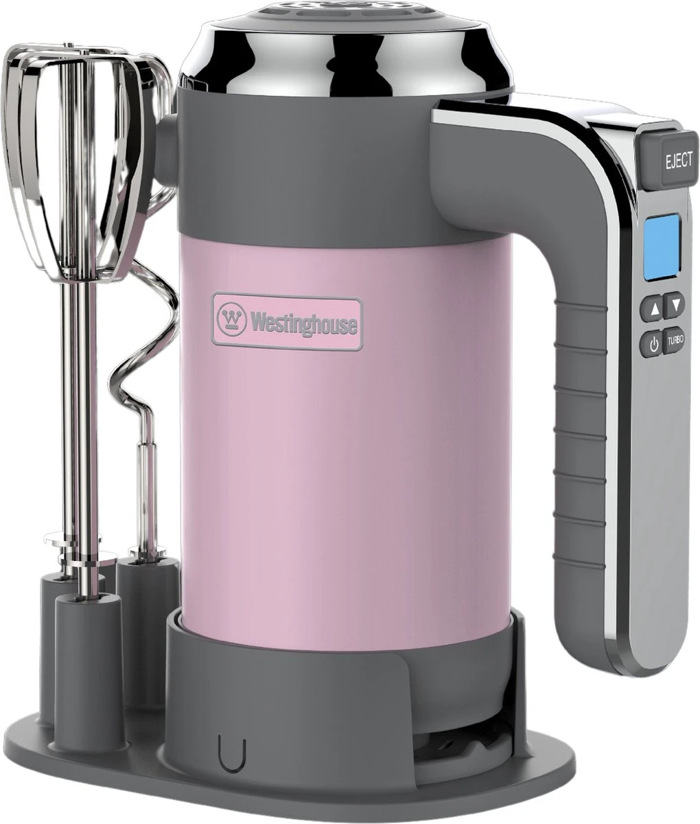 Westinghouse Handmixer Retro Collections - 6 standen - roze - WKHM250PK Westinghouse Handmixer Retro Collections - 6 Standen - Roze - WKHM250PK -Praktische Winkel Voor Keukenbenodigdheden 4895091301183