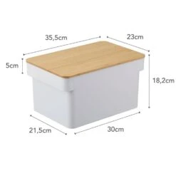 Yamazaki Broodtrommel Met Messenhouder Tower Wit 6 Yamazaki Broodtrommel Met Messenhouder Tower Wit -Praktische Winkel Voor Keukenbenodigdheden 4946 dims eu 1000x