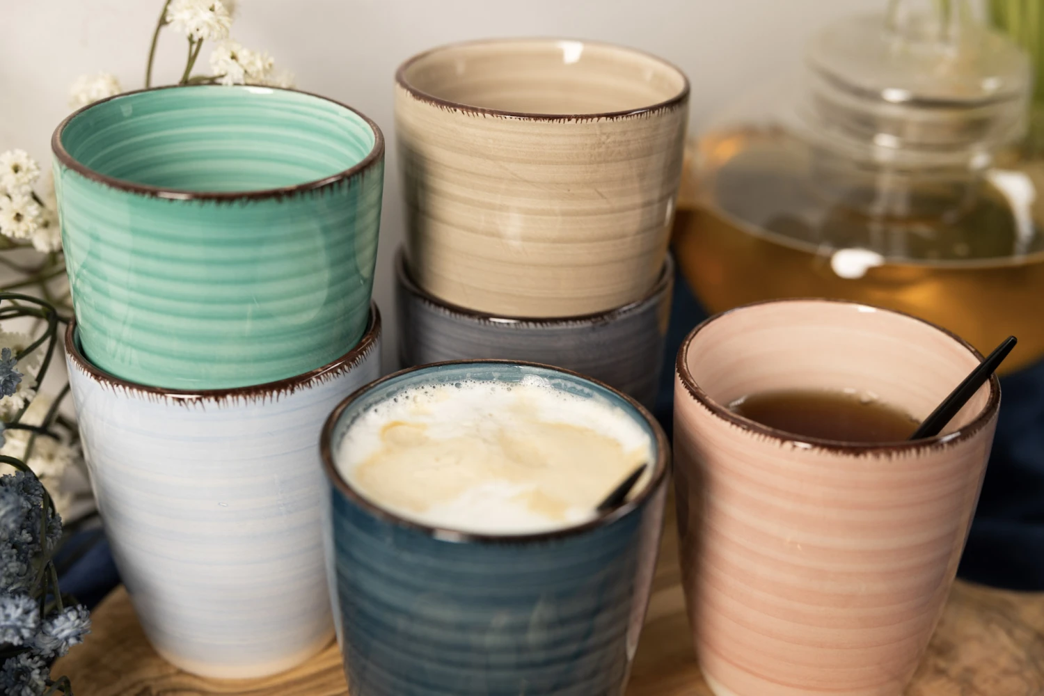 Studio Tavola Bekers Barbados 350 ml - 6 stuks Studio Tavola Bekers Barbados 350 Ml - 6 Stuks -Praktische Winkel Voor Keukenbenodigdheden 5 Barbados Koffieset 2