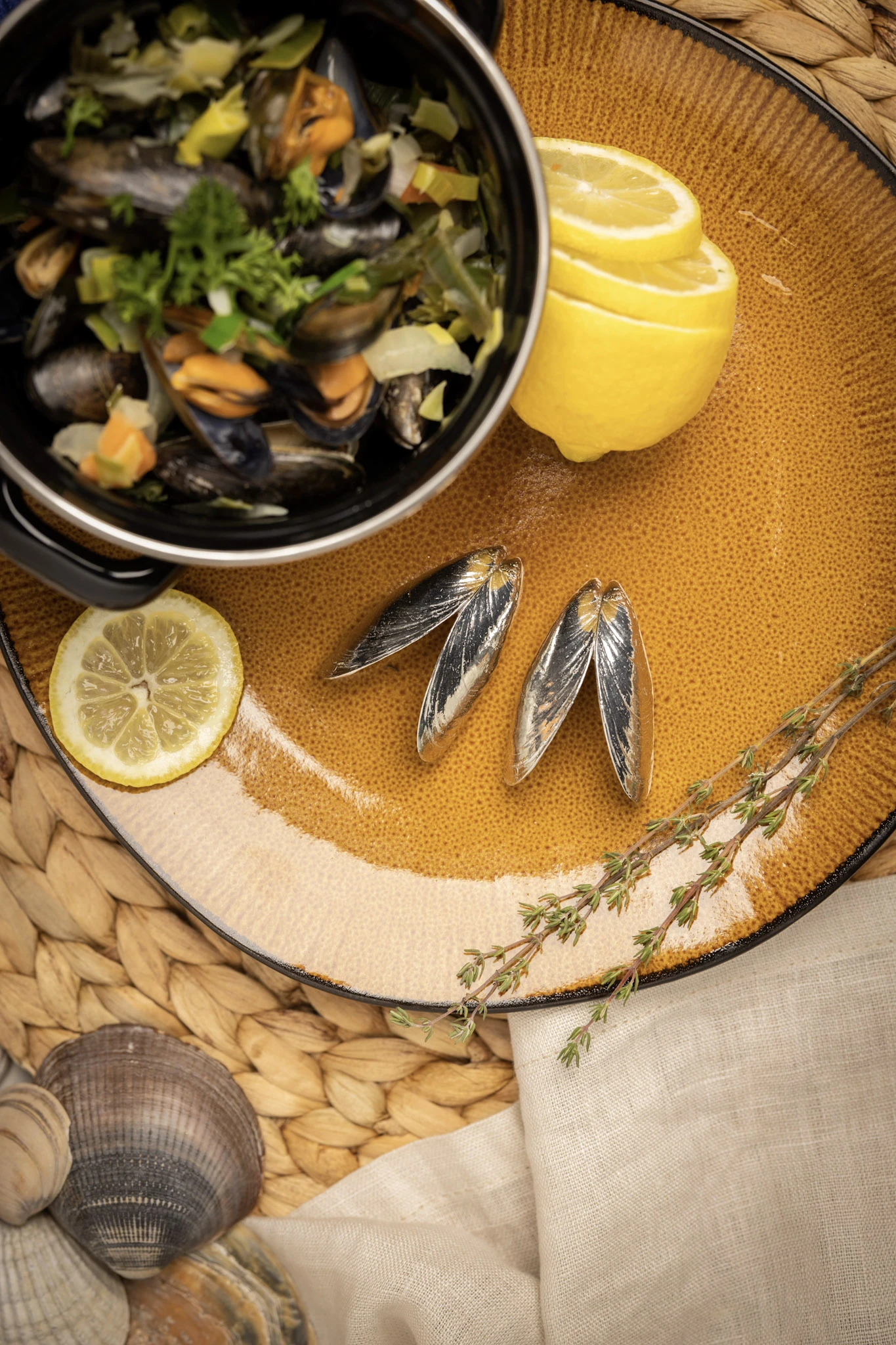 Anovi Mosselbestek 2-delig Anovi Mosselbestek 2-delig -Praktische Winkel Voor Keukenbenodigdheden 5 Mosselen Anovi 5