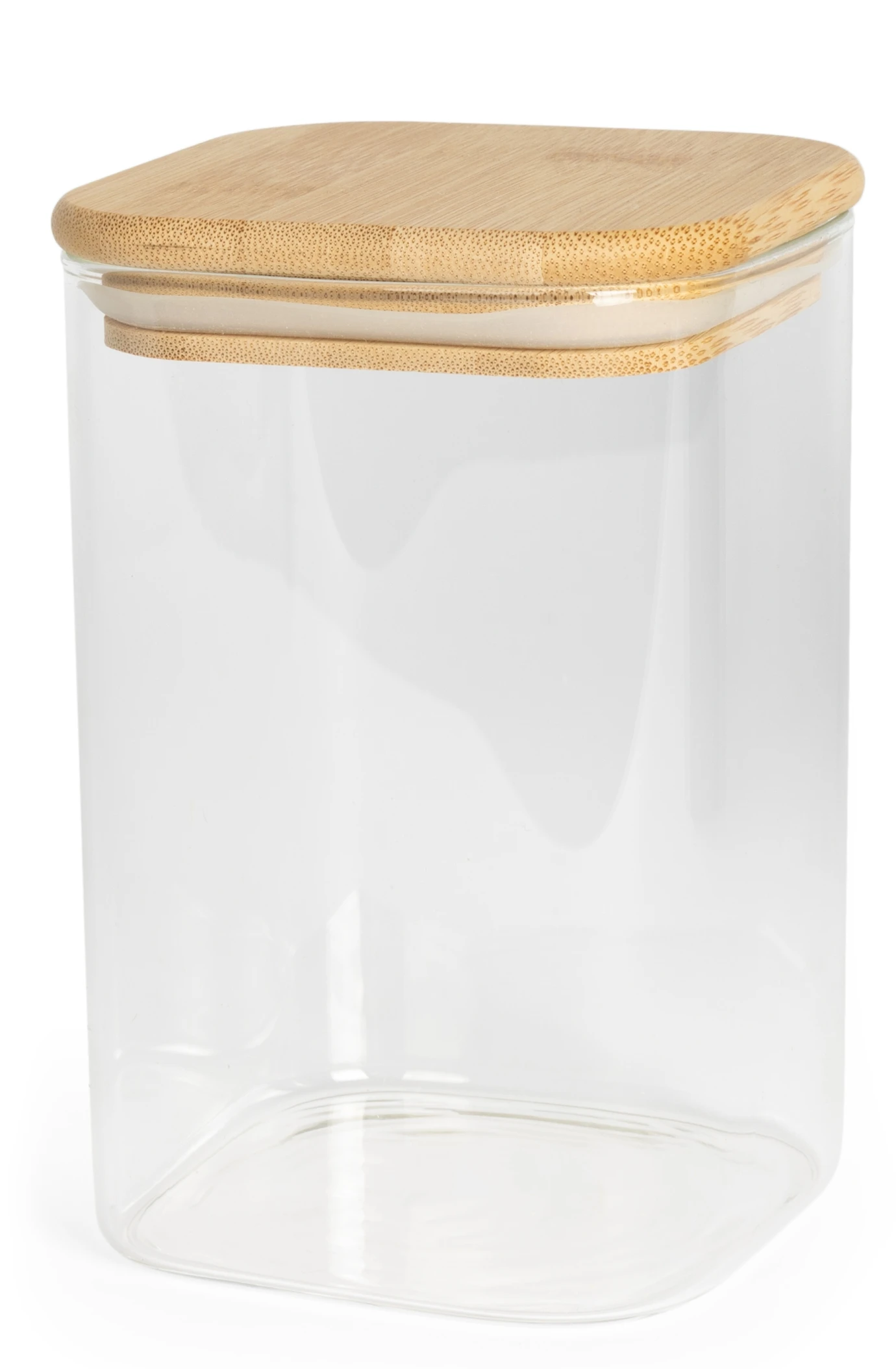 Sareva Voorraadpot - Glas / Bamboe - 1.1 liter Sareva Voorraadpot - Glas / Bamboe - 1.1 Liter -Praktische Winkel Voor Keukenbenodigdheden 5 Sareva bakje hout Middel 01