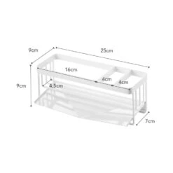 Yamazaki Gootsteenorganiser Tower Wit 7 Yamazaki Gootsteenorganiser Tower Wit -Praktische Winkel Voor Keukenbenodigdheden 5016 dims eu 1000x