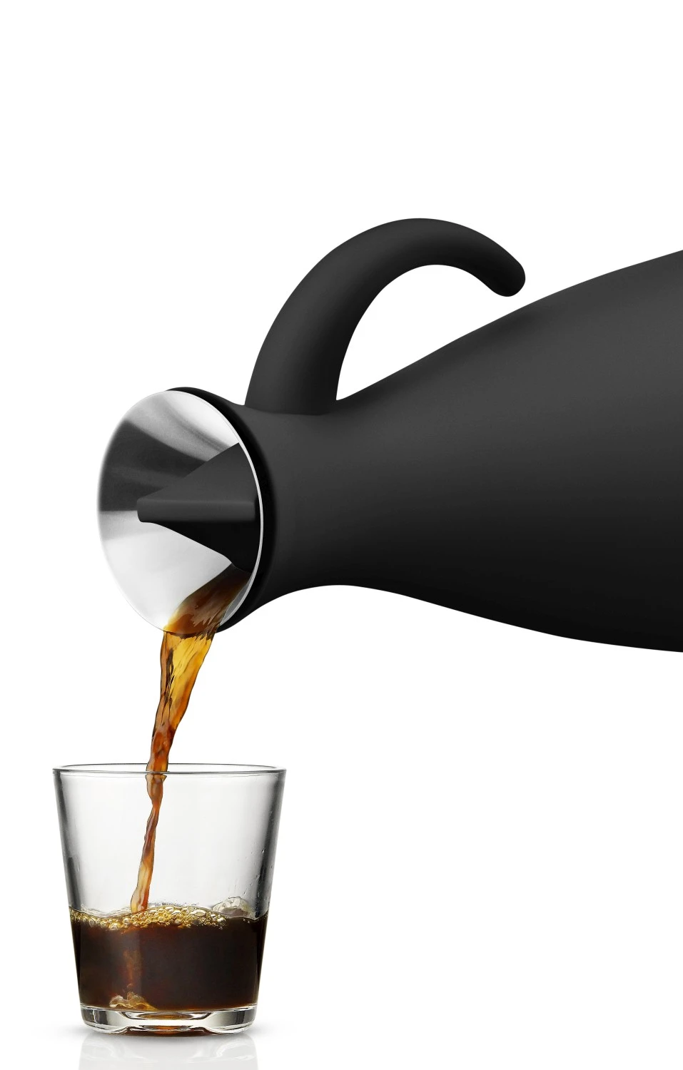 Eva Solo Thermoskan Classic Mat Zwart 1 liter Eva Solo Thermoskan Classic Mat Zwart 1 Liter -Praktische Winkel Voor Keukenbenodigdheden 502801 Vacuum jug 1l Matt black pouring HIGH