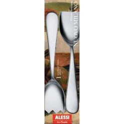Alessi Saladebestek Nuovo Milano - 5180/14 - Door Ettore Sottsass -Praktische Winkel Voor Keukenbenodigdheden 5180 14 02