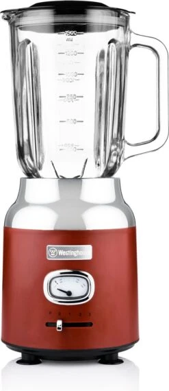 Westinghouse Retro Waterkoker + Broodrooster 2 Sleuven + Blender - Rood 4 Westinghouse Retro Waterkoker + Broodrooster 2 Sleuven + Blender - Rood -Praktische Winkel Voor Keukenbenodigdheden 520x1200