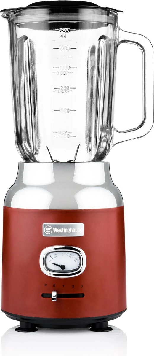 Westinghouse Retro Waterkoker + Broodrooster 4 Sleuven + Blender - Rood Westinghouse Retro Waterkoker + Broodrooster 4 Sleuven + Blender - Rood -Praktische Winkel Voor Keukenbenodigdheden