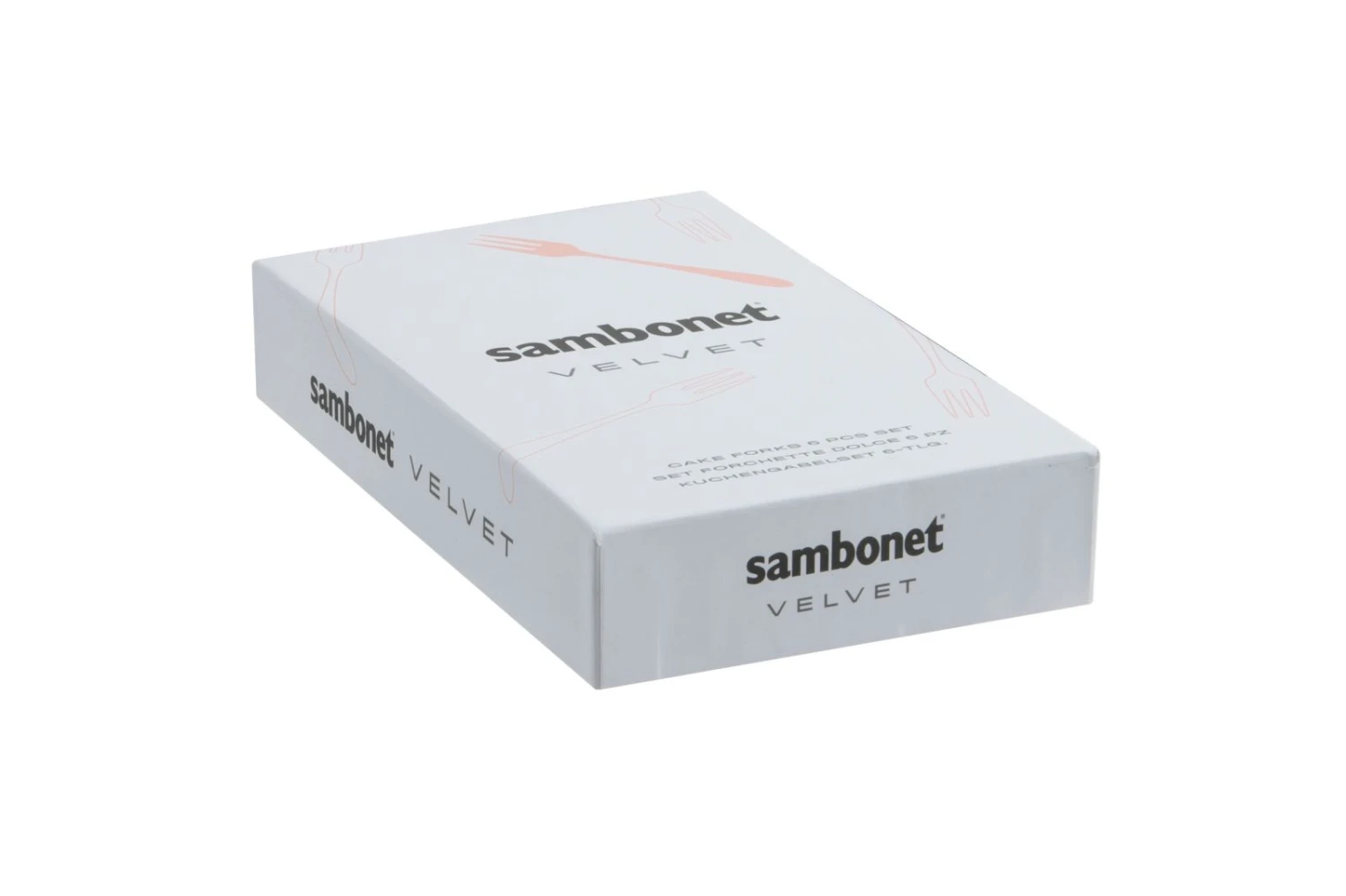 Sambonet Gebaksvorkjes Velvet Zilver 6 Stuks Sambonet Gebaksvorkjes Velvet Zilver 6 Stuks -Praktische Winkel Voor Keukenbenodigdheden 52512A55 pack01