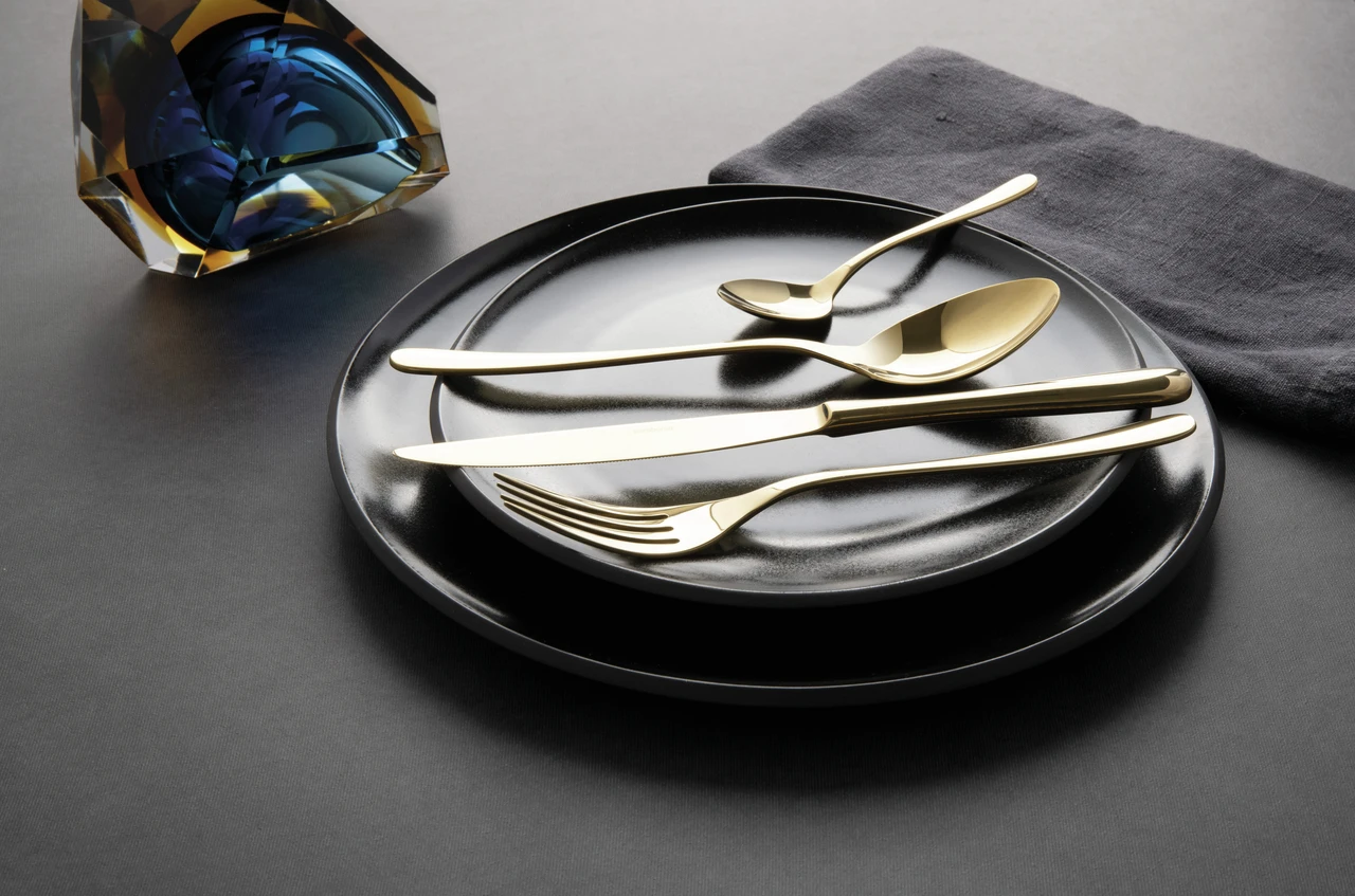 Sambonet Koffielepels Taste Champagne 6 Stuks Sambonet Koffielepels Taste Champagne 6 Stuks -Praktische Winkel Voor Keukenbenodigdheden 52553PA7 Sfeer2