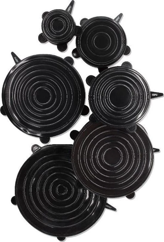 Gefu Siliconen Vershouddeksels Flexifresh 6-delig Gefu Siliconen Vershouddeksels Flexifresh 6-delig -Praktische Winkel Voor Keukenbenodigdheden
