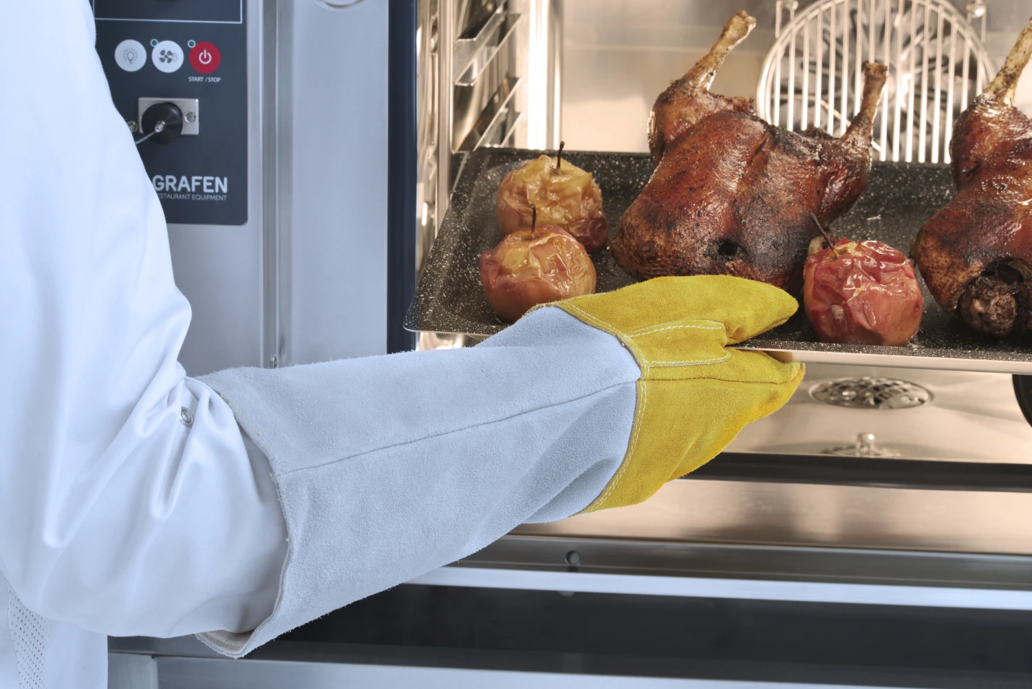 Hendi Ovenhandschoenen Leer 46 cm - 2 Stuks Hendi Ovenhandschoenen Leer 46 Cm - 2 Stuks -Praktische Winkel Voor Keukenbenodigdheden 556689