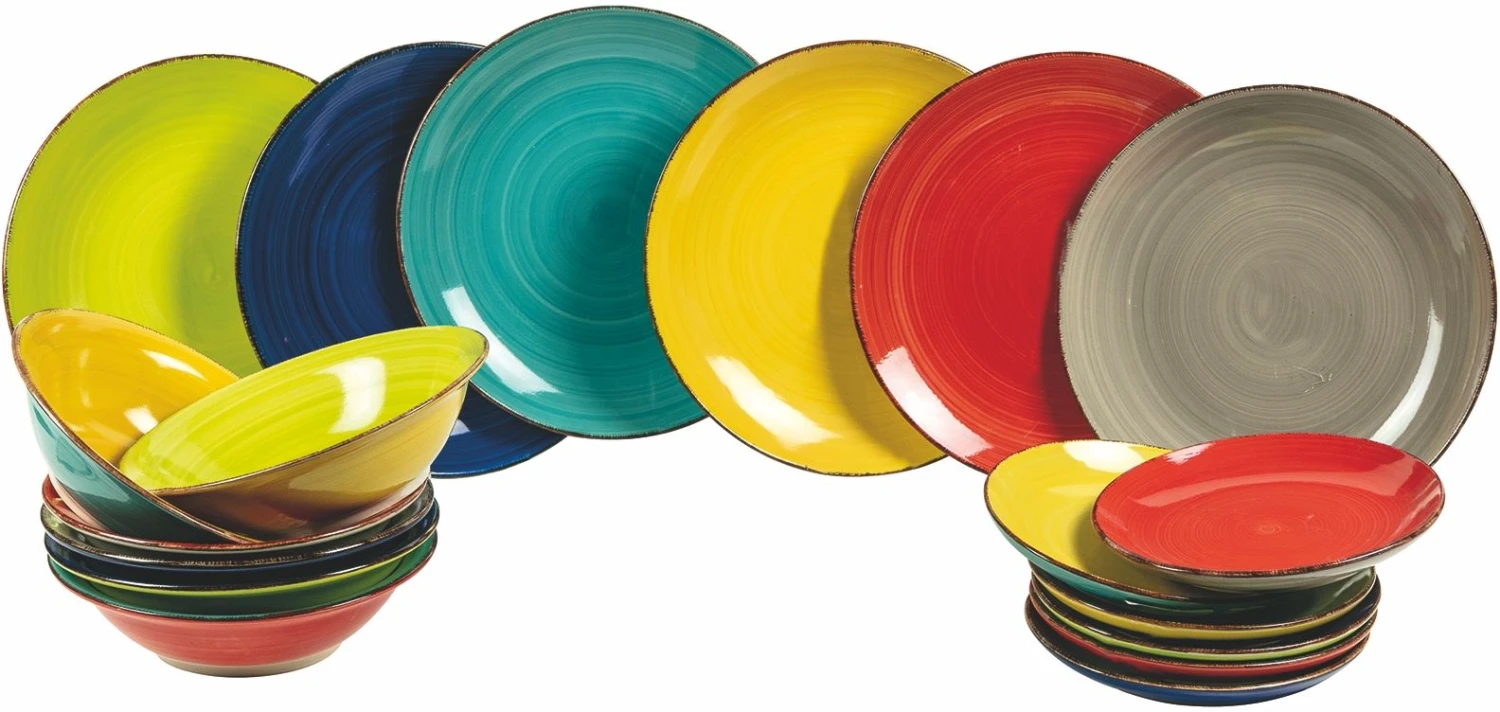 Villa d'Este Serviesset Baita 2 Intensita Doppia - 18-delig / 6 personen Villa D'Este Serviesset Baita 2 Intensita Doppia - 18-delig / 6 Personen -Praktische Winkel Voor Keukenbenodigdheden 5907302