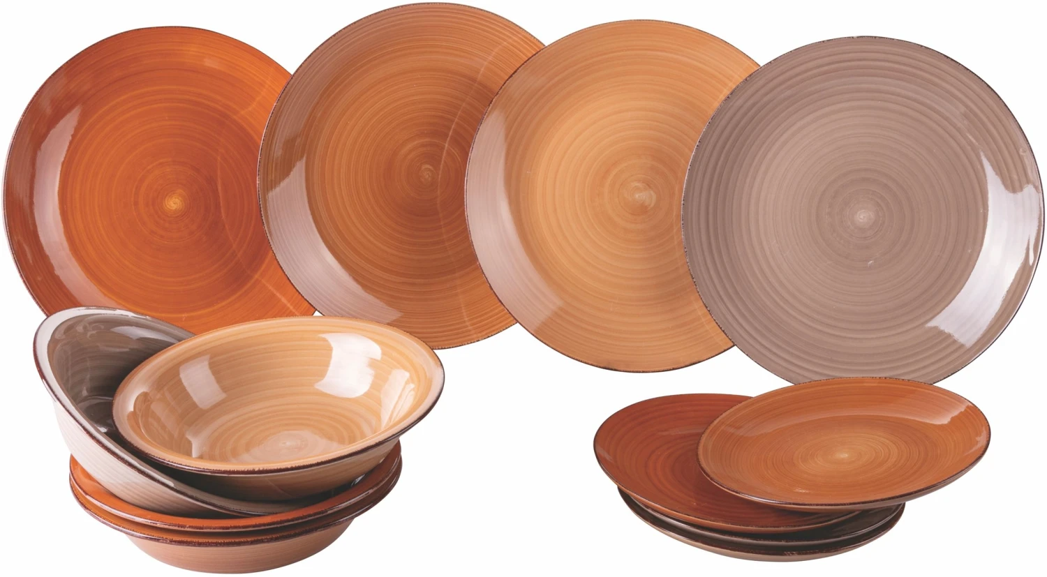 Villa d'Este Serviesset Baita - Chocolate - 12-delig / 4 personen Villa D'Este Serviesset Baita - Chocolate - 12-delig / 4 Personen -Praktische Winkel Voor Keukenbenodigdheden 5911820