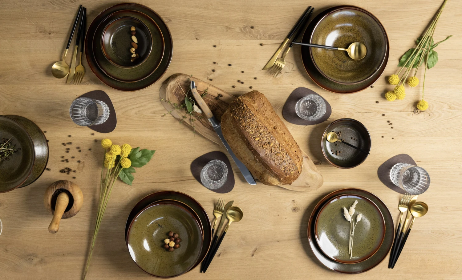 Jay Hill Serviesset Baltra - 16-delig / 4 personen - Bruin Jay Hill Serviesset Baltra - 16-delig / 4 Personen - Bruin -Praktische Winkel Voor Keukenbenodigdheden 6 Tavola Baltra 10