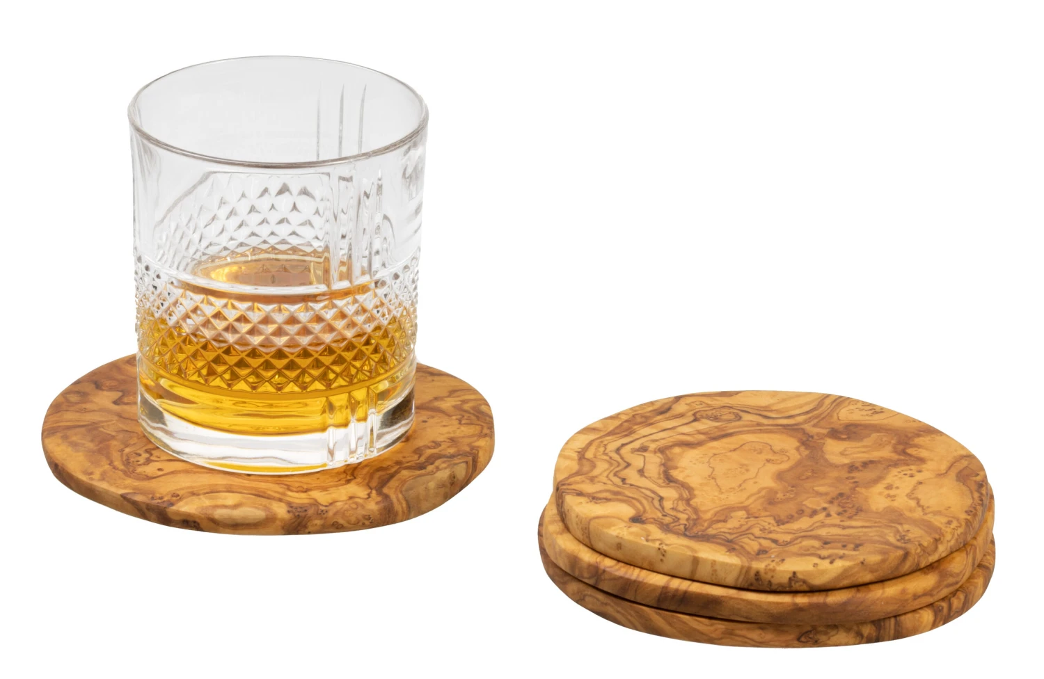 Jay Hill Onderzetters Tunea - Olijfhout - ø 10 cm - 4 Stuks Jay Hill Onderzetters Tunea - Olijfhout - ø 10 Cm - 4 Stuks -Praktische Winkel Voor Keukenbenodigdheden 6199103904552 1 scaled