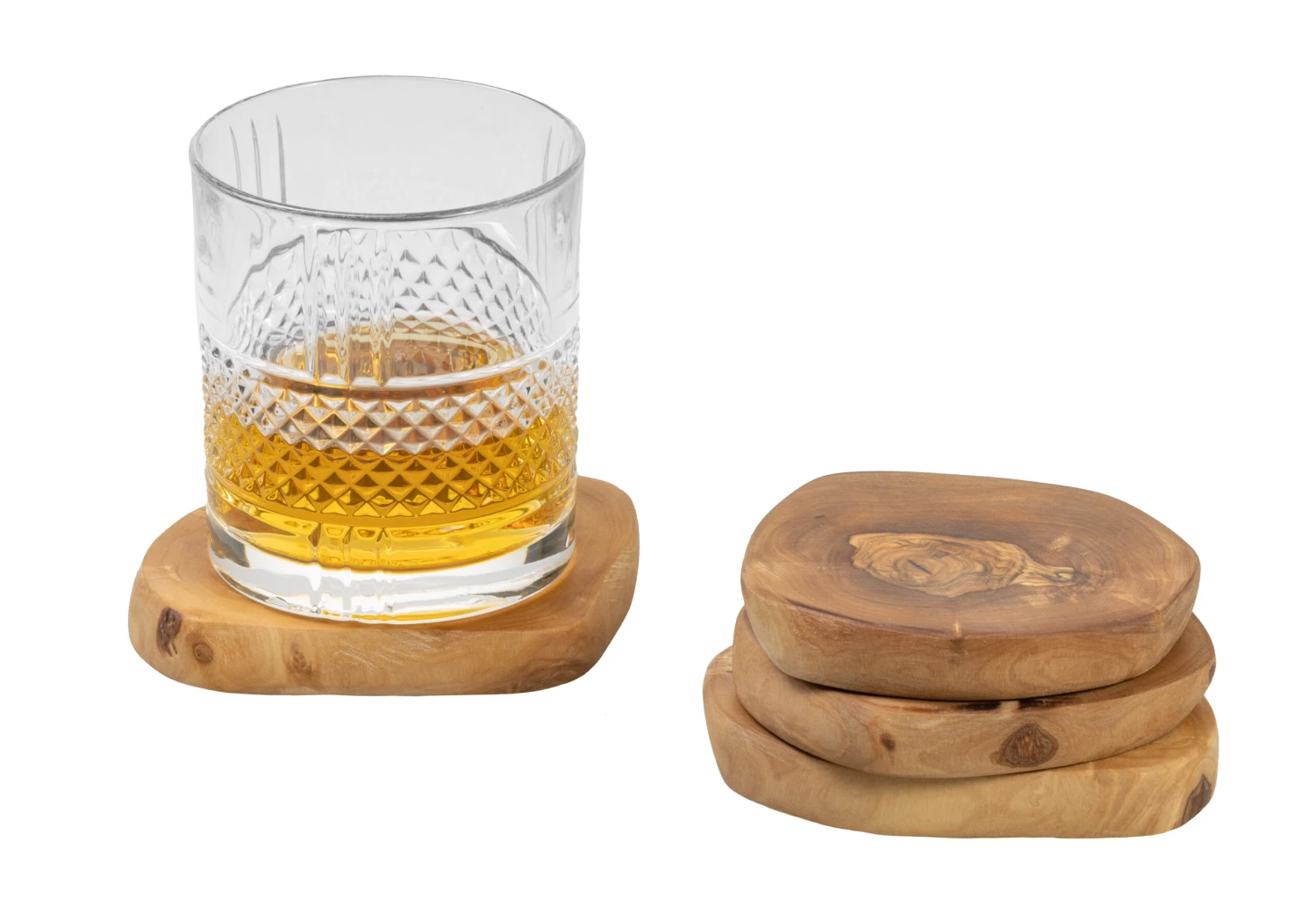 Jay Hill Onderzetters Tunea - Olijfhout - ø 10 cm - 4 Stuks Jay Hill Onderzetters Tunea - Olijfhout - ø 10 Cm - 4 Stuks -Praktische Winkel Voor Keukenbenodigdheden 6199103904552 scaled