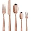 Sambonet Bestekset Flat - Koper - 30 Delig / 6 Personen 2 Sambonet Bestekset Flat - Koper - 30 Delig / 6 Personen -Praktische Winkel Voor Keukenbenodigdheden 62712CN1