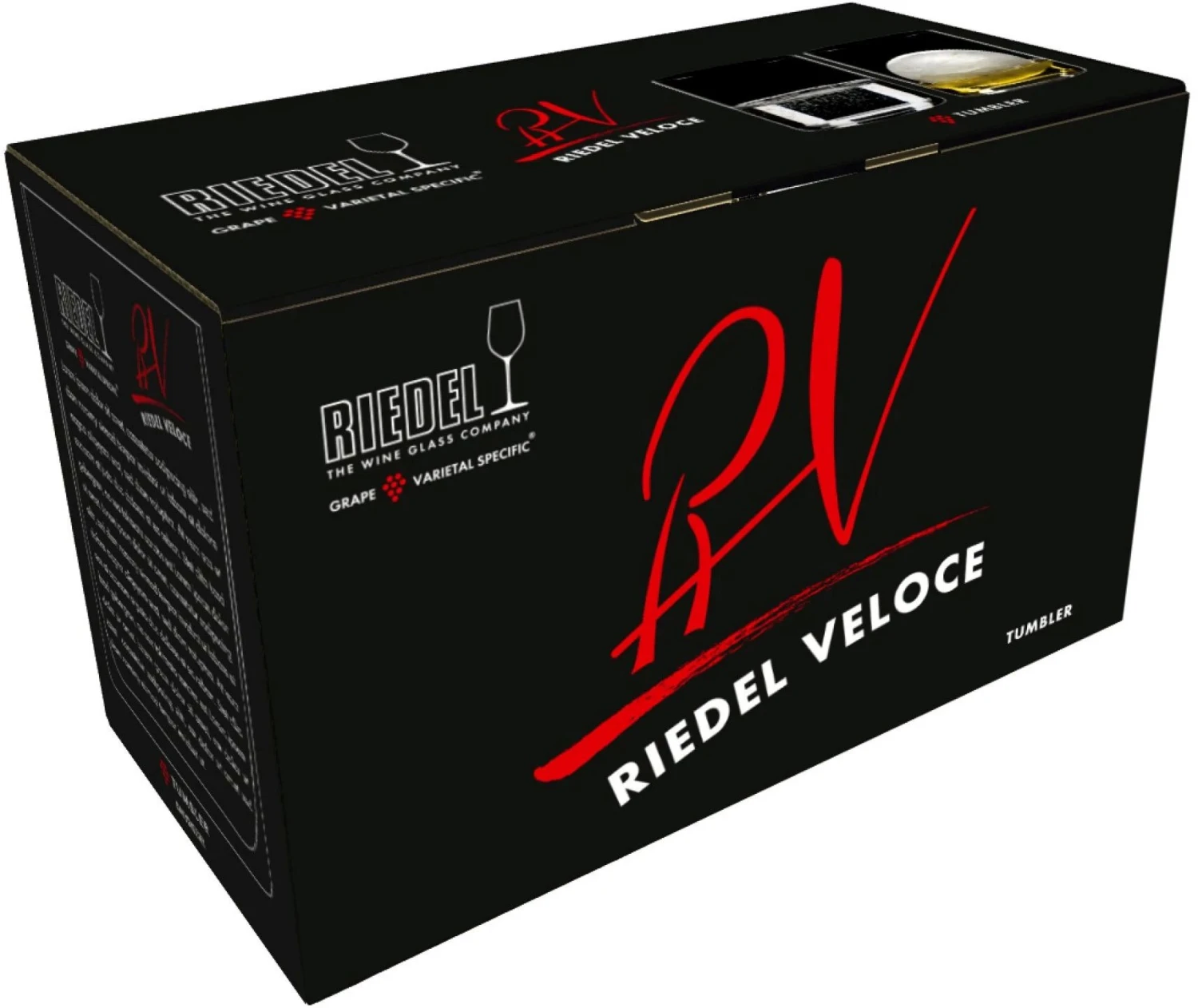 Riedel Whiskey Glazen Veloce - 2 stuks Riedel Whiskey Glazen Veloce - 2 Stuks -Praktische Winkel Voor Keukenbenodigdheden 633000002 packaging