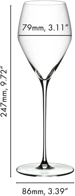 Riedel Champagne Glazen Veloce - 2 Stuks 6 Riedel Champagne Glazen Veloce - 2 Stuks -Praktische Winkel Voor Keukenbenodigdheden 633000028 dimensions JQSlckBH