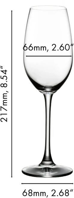 Riedel Champagne Glazen Ouverture - 2 Stuks 4 Riedel Champagne Glazen Ouverture - 2 Stuks -Praktische Winkel Voor Keukenbenodigdheden 640800048 dimensions VqueIlRL 1