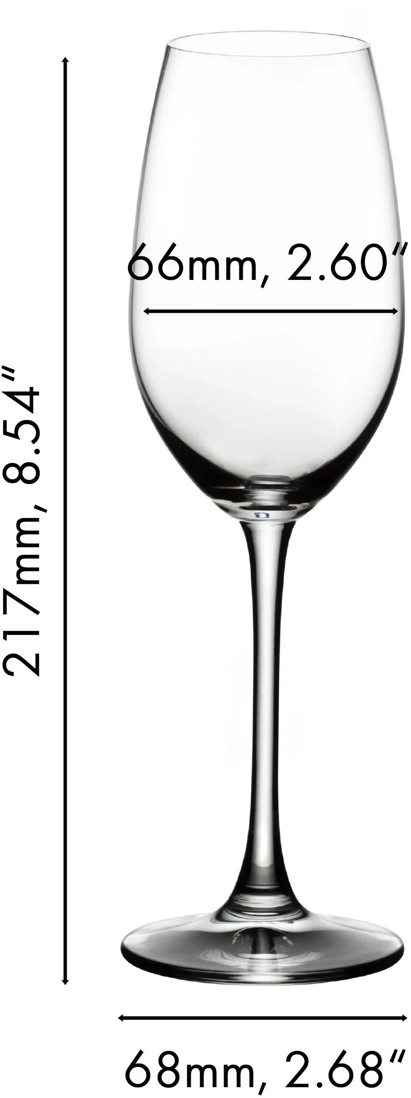 Riedel Champagne Glazen Ouverture - 2 stuks Riedel Champagne Glazen Ouverture - 2 Stuks -Praktische Winkel Voor Keukenbenodigdheden 640800048 dimensions VqueIlRL 1