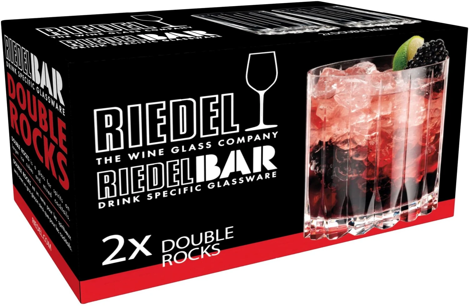 Riedel Whiskey Glazen Double Rocks - 2 stuks Riedel Whiskey Glazen Double Rocks - 2 Stuks -Praktische Winkel Voor Keukenbenodigdheden 641700007 packaging 6o0FJiQ2