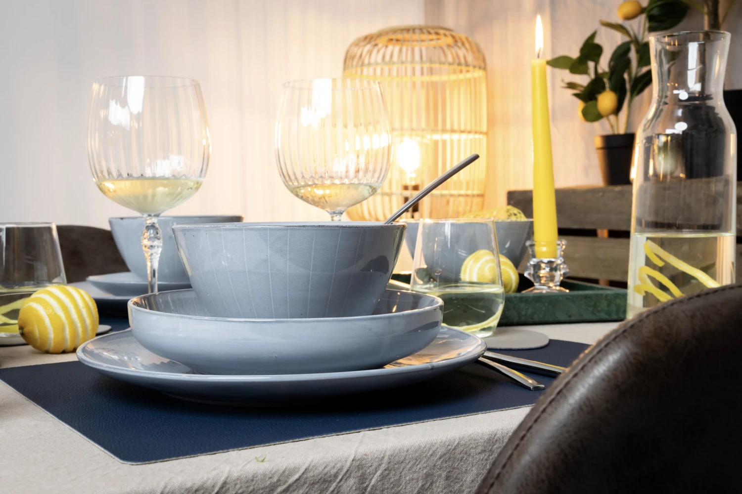 Jay Hill Kommen Praslin Stripes ø 15 cm / 500 ml - 4 Stuks Jay Hill Kommen Praslin Stripes ø 15 Cm / 500 Ml - 4 Stuks -Praktische Winkel Voor Keukenbenodigdheden 7 Jay hill servies stripes 07 1