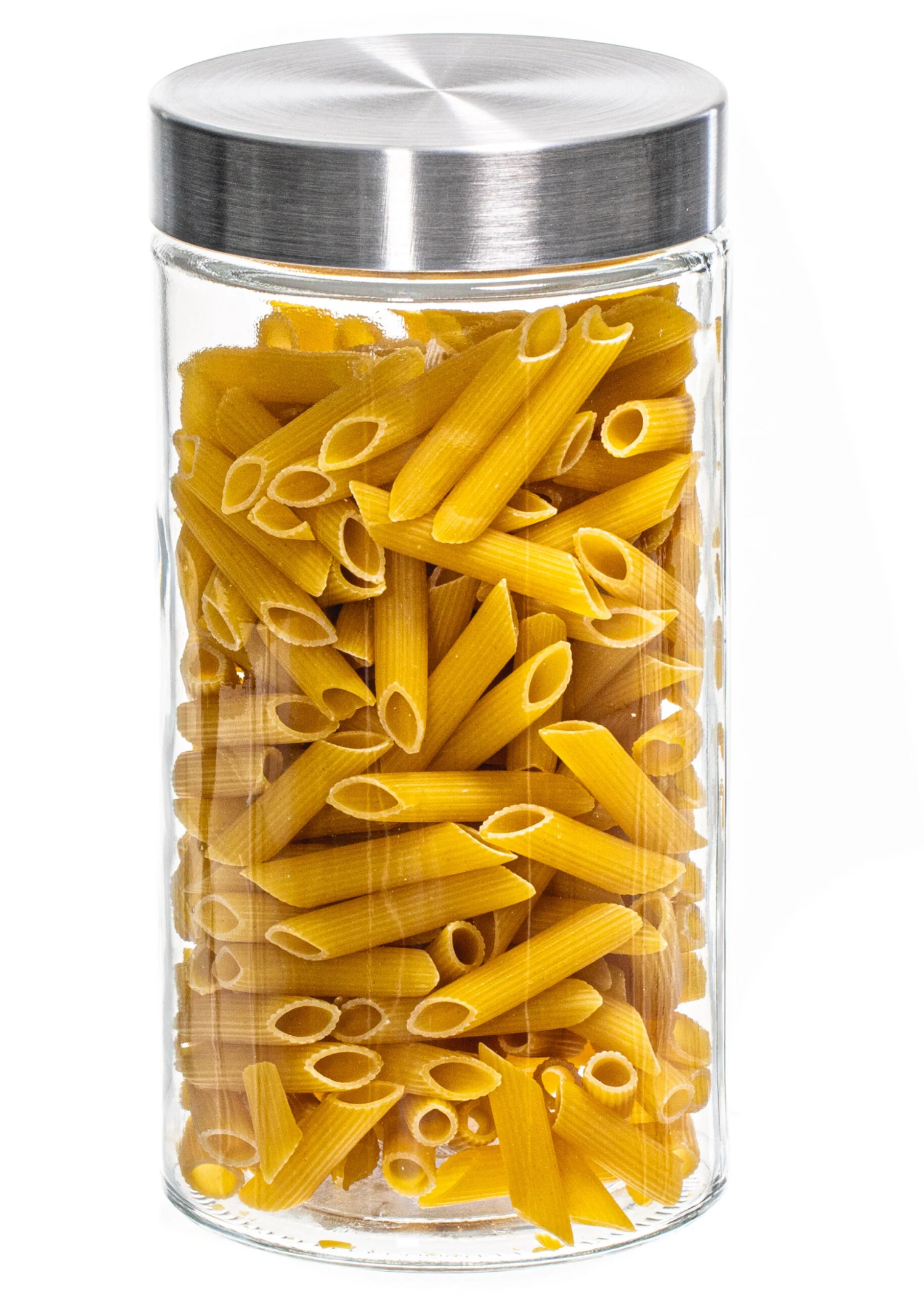 Sareva Voorraadpot - Glas / RVS deksel - ø 11.5 cm / 1.7 liter Sareva Voorraadpot - Glas / RVS Deksel - ø 11.5 Cm / 1.7 Liter -Praktische Winkel Voor Keukenbenodigdheden 7061111122299 1 scaled