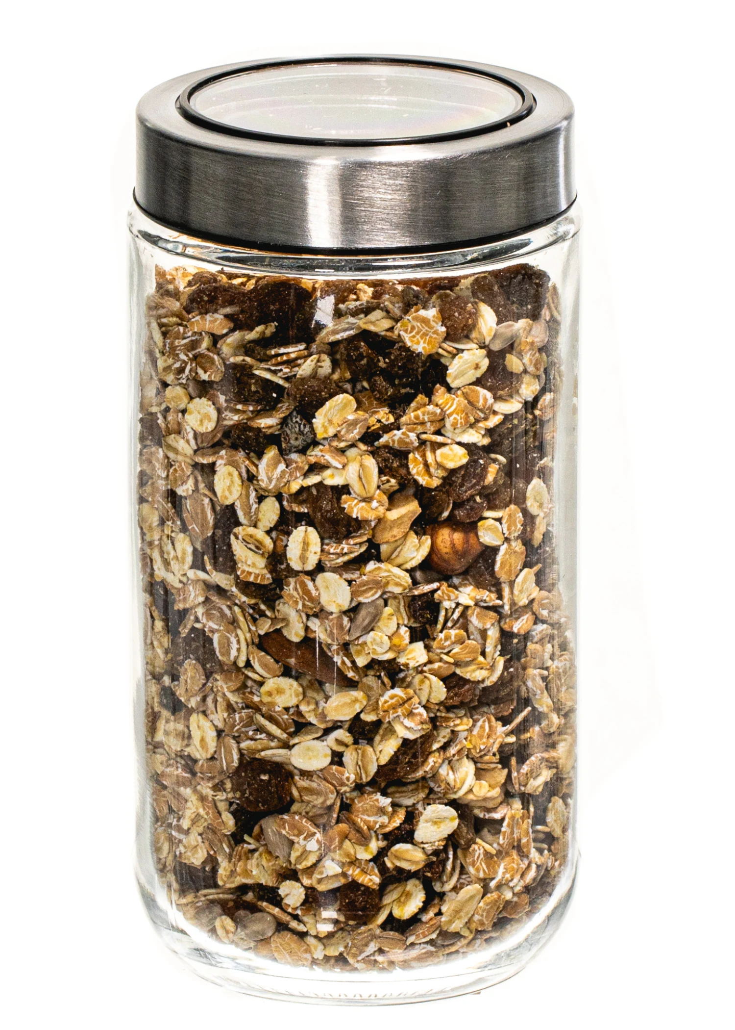 Sareva Voorraadpot - Glas / RVS deksel - ø 8 cm / 800 ml Sareva Voorraadpot - Glas / RVS Deksel - ø 8 Cm / 800 Ml -Praktische Winkel Voor Keukenbenodigdheden 7061117543739 1