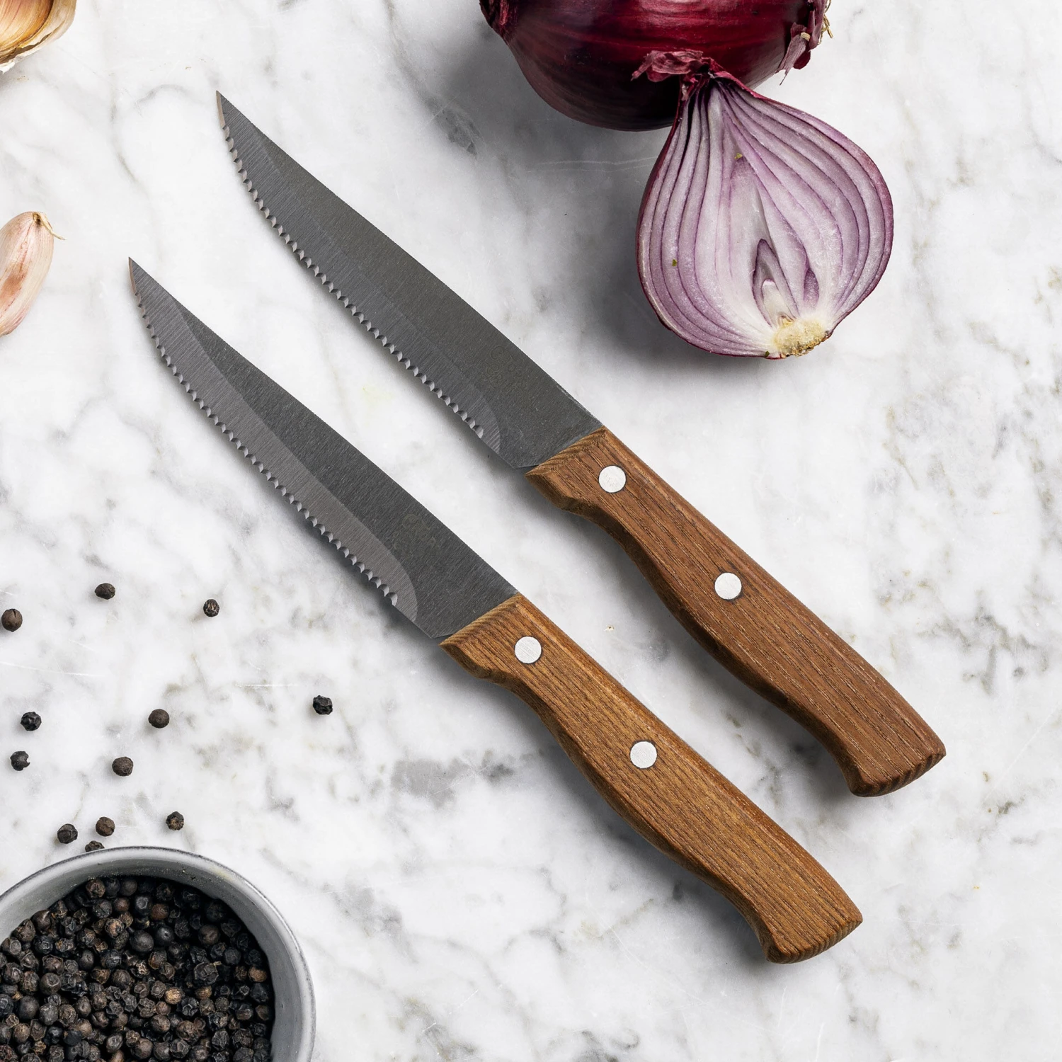 GreenPan Chop & Grill Steakmes - 2 stuks GreenPan Chop & Grill Steakmes - 2 Stuks -Praktische Winkel Voor Keukenbenodigdheden 7081fb860ee26438a88c91c578f01e157965813c 3 C G SteakKnife 2Pcs 11cm CC001326 002 ProduLife