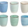 Studio Tavola Koffiekopjes Ocean Blue 160 Ml - 6 Stuks 1 Studio Tavola Koffiekopjes Ocean Blue 160 Ml - 6 Stuks -Praktische Winkel Voor Keukenbenodigdheden 712442745570
