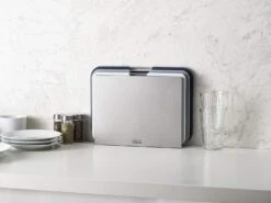 Joseph Joseph 3-delige Snijplankenset Met Houder - Nest Boards - Groot - Grijs -Praktische Winkel Voor Keukenbenodigdheden 716oMUTsyVL. SL1500