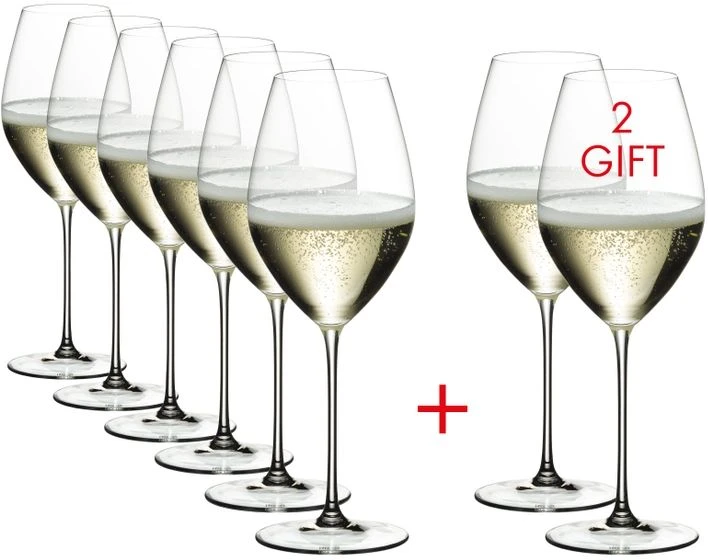 Riedel Champagne Glazen Veritas - Pay 6 Get 8 Riedel Champagne Glazen Veritas - Pay 6 Get 8 -Praktische Winkel Voor Keukenbenodigdheden 744900028 thumbnail 399zjelg