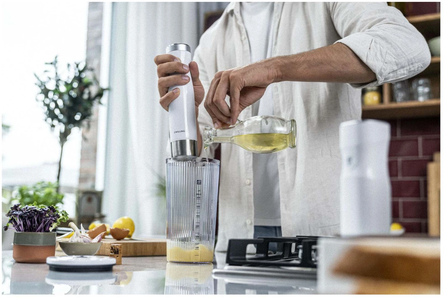 Zwilling Staafmixer Enfinigy - 800 W - 9 Snelheden - Zilver/Wit Zwilling Staafmixer Enfinigy - 800 W - 9 Snelheden - Zilver/Wit -Praktische Winkel Voor Keukenbenodigdheden 750060055