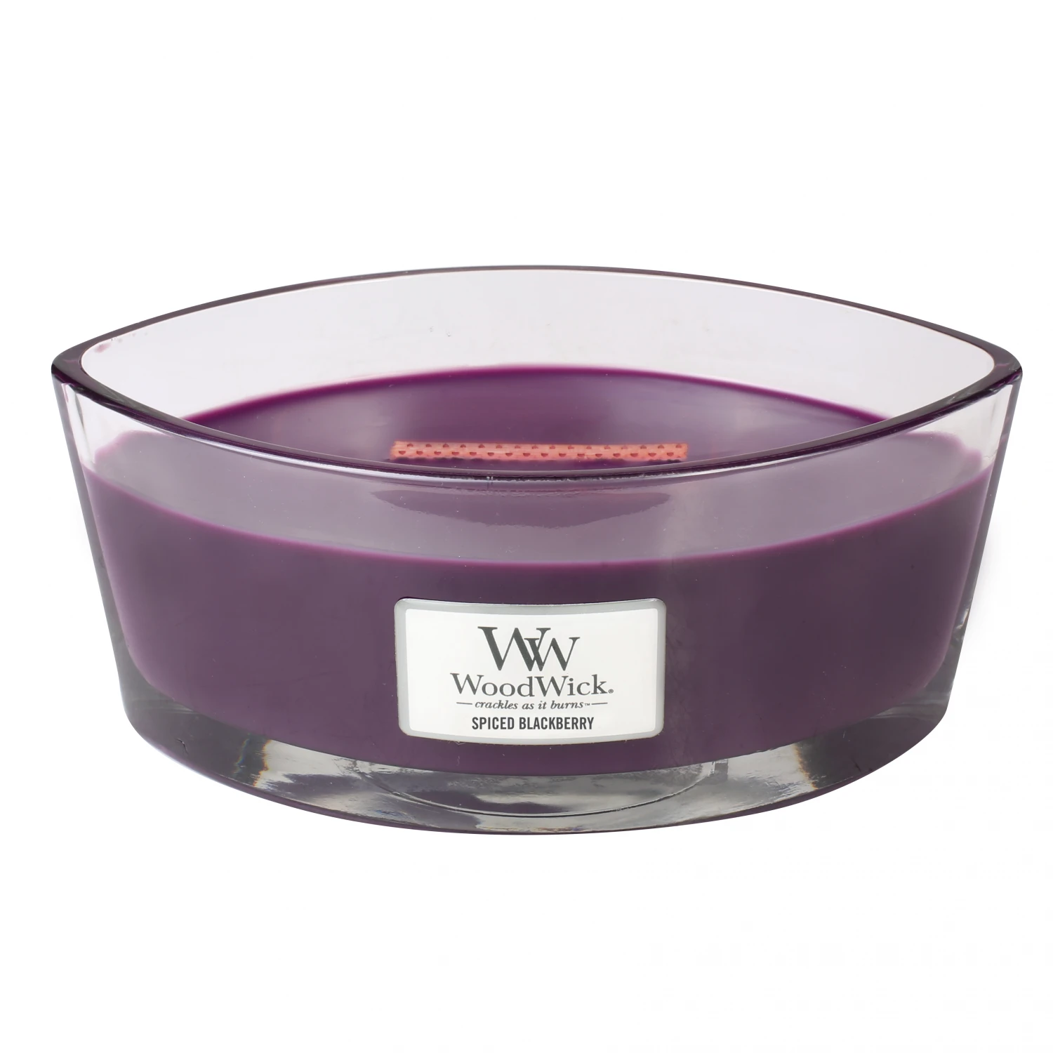 WoodWick Geurkaars Ellipse Spiced Blackberry - 9 cm / 19 cm WoodWick Geurkaars Ellipse Spiced Blackberry - 9 Cm / 19 Cm -Praktische Winkel Voor Keukenbenodigdheden 76078e