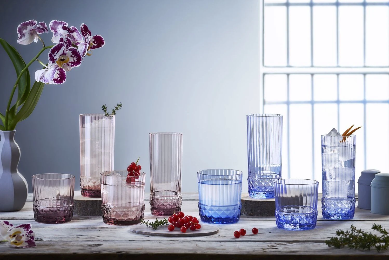 Bormioli Rocco Cocktailglazen / Whiskey Glazen / Waterglazen America 20's - Lilac Rose - 370 ml - 6 stuks Bormioli Rocco Cocktailglazen / Whiskey Glazen / Waterglazen America 20's - Lilac Rose - 370 Ml - 6 Stuks -Praktische Winkel Voor Keukenbenodigdheden 8004360093919 3