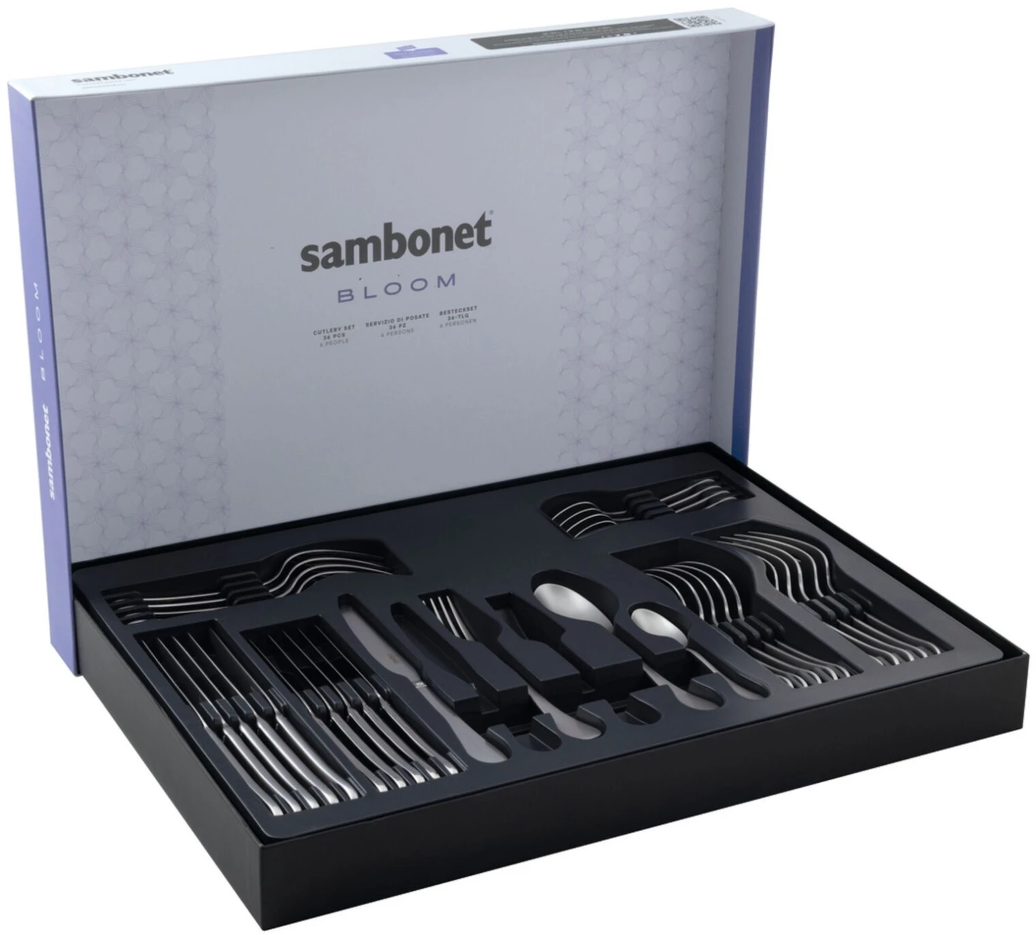 Sambonet Bestekset Bloom - Antique RVS - Monoblock - 36 delig / 6 personen Sambonet Bestekset Bloom - Antique RVS - Monoblock - 36 Delig / 6 Personen -Praktische Winkel Voor Keukenbenodigdheden 8014808499029 3