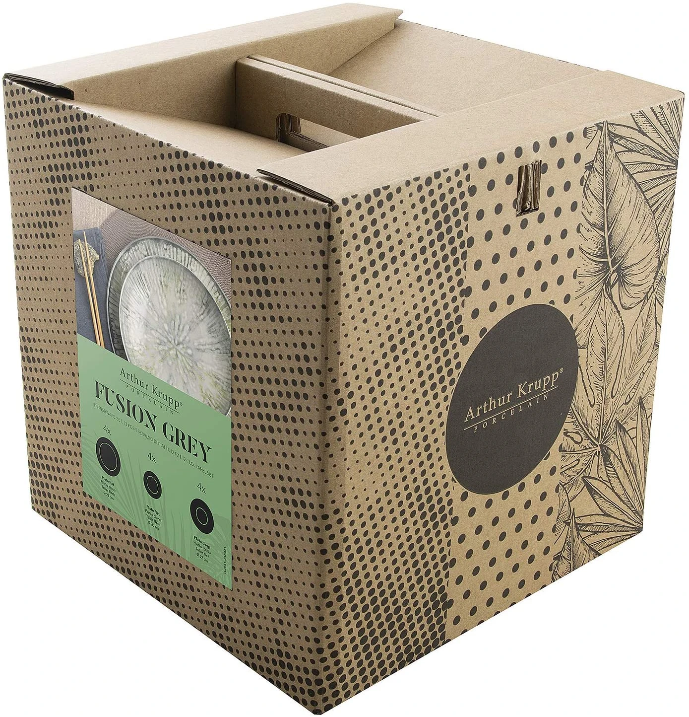 Arthur Krupp Serviesset Fusion Grey - 12-delig / 4 personen Arthur Krupp Serviesset Fusion Grey - 12-delig / 4 Personen -Praktische Winkel Voor Keukenbenodigdheden 81tEutr9k0L. AC SL1500