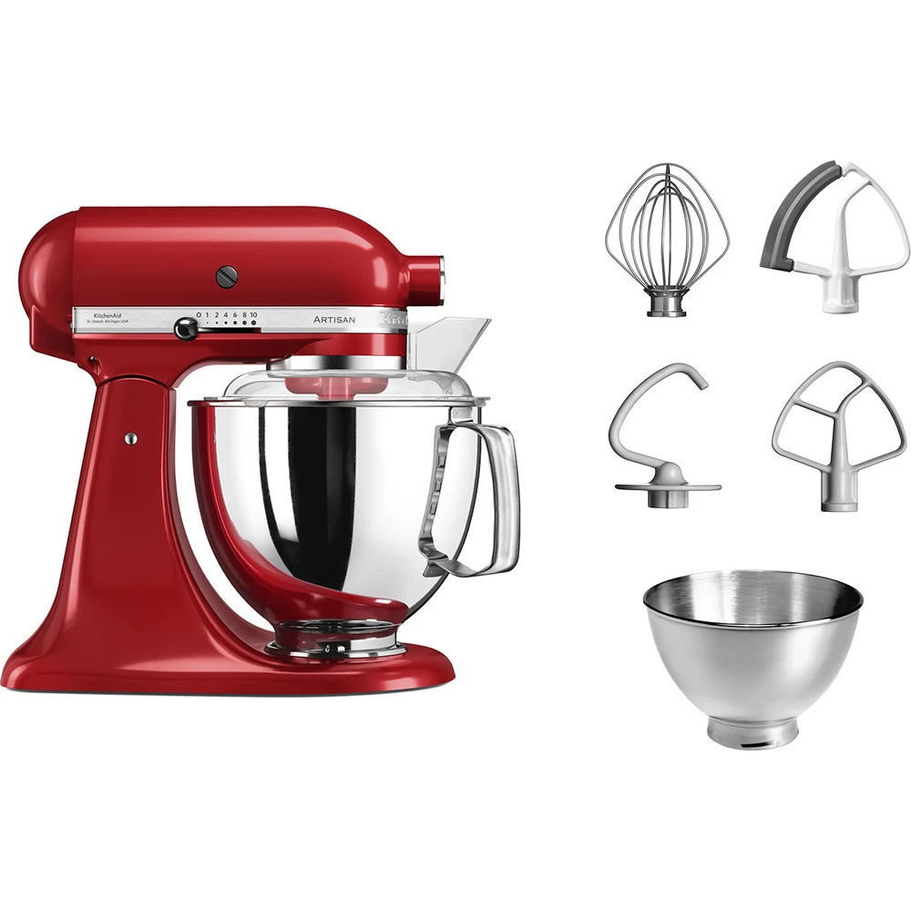 KitchenAid Keukenmachine Artisan - kantelbare kop - keizerrood - 4.8 liter - 5KSM175PSEER KitchenAid Keukenmachine Artisan - Kantelbare Kop - Keizerrood - 4.8 Liter - 5KSM175PSEER -Praktische Winkel Voor Keukenbenodigdheden 8597015010105B15D