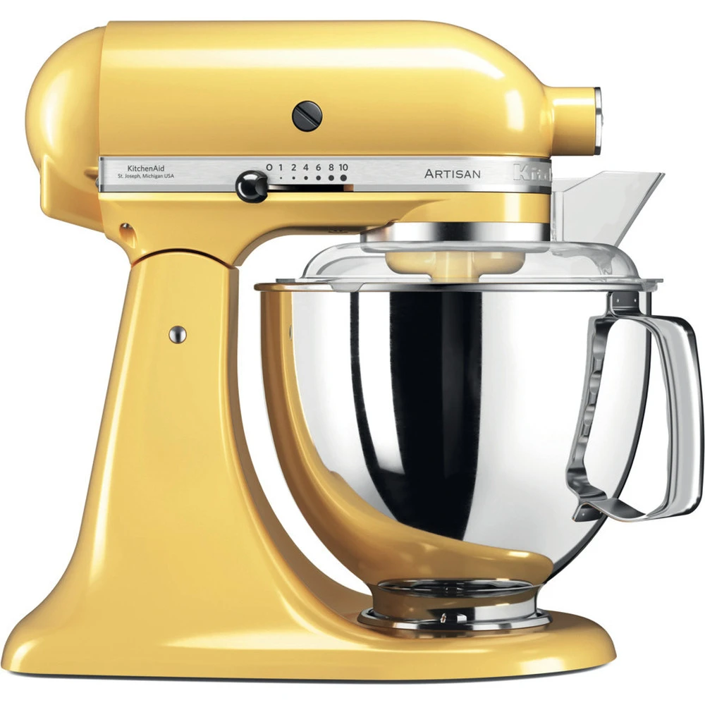 KitchenAid Keukenmachine Artisan - kantelbare kop - pastel geel - 4.8 liter - 5KSM175PSEMY KitchenAid Keukenmachine Artisan - Kantelbare Kop - Pastel Geel - 4.8 Liter - 5KSM175PSEMY -Praktische Winkel Voor Keukenbenodigdheden 859701501050