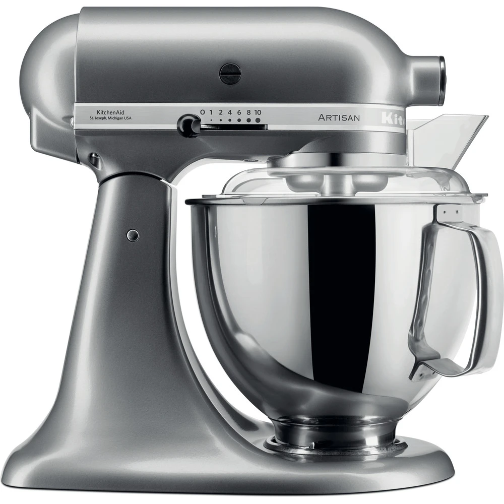 KitchenAid Keukenmachine Artisan - kantelbare kop - contour zilver - 4.8 liter - 5KSM175PSECU KitchenAid Keukenmachine Artisan - Kantelbare Kop - Contour Zilver - 4.8 Liter - 5KSM175PSECU -Praktische Winkel Voor Keukenbenodigdheden 859701501110