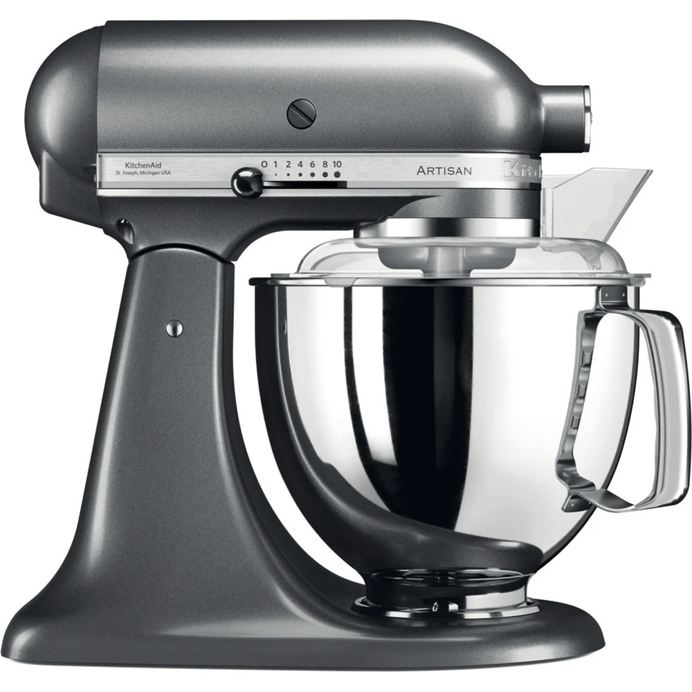KitchenAid Keukenmachine Artisan - kantelbare kop - tingrijs - 4.8 liter - 5KSM175PSEMS KitchenAid Keukenmachine Artisan - Kantelbare Kop - Tingrijs - 4.8 Liter - 5KSM175PSEMS -Praktische Winkel Voor Keukenbenodigdheden 859701501400