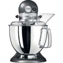 KitchenAid Keukenmachine Artisan - Kantelbare Kop - Tingrijs - 4.8 Liter - 5KSM175PSEMS 4 KitchenAid Keukenmachine Artisan - Kantelbare Kop - Tingrijs - 4.8 Liter - 5KSM175PSEMS -Praktische Winkel Voor Keukenbenodigdheden 8597015014005B15D 2