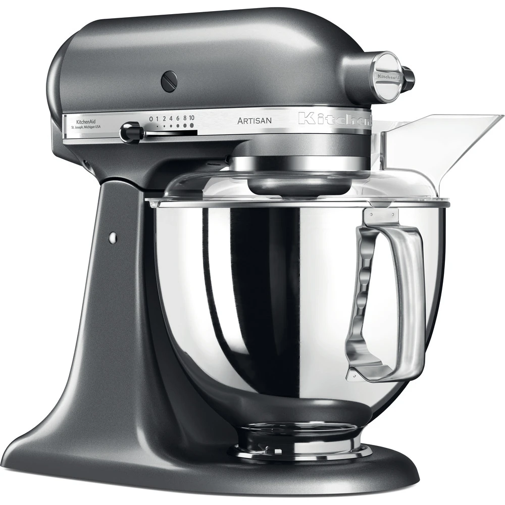 KitchenAid Keukenmachine Artisan - kantelbare kop - tingrijs - 4.8 liter - 5KSM175PSEMS KitchenAid Keukenmachine Artisan - Kantelbare Kop - Tingrijs - 4.8 Liter - 5KSM175PSEMS -Praktische Winkel Voor Keukenbenodigdheden 8597015014005B15D 3