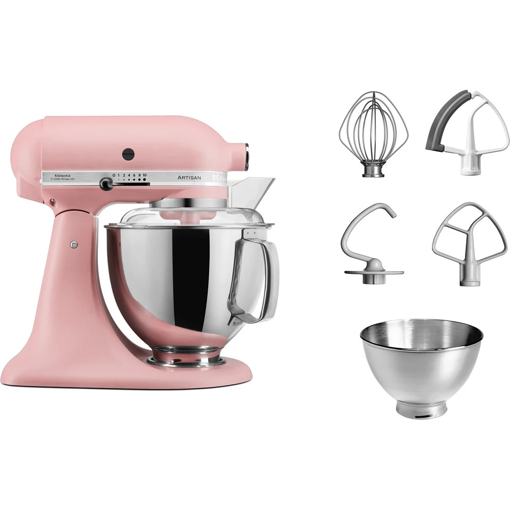 KitchenAid Keukenmachine Artisan - kantelbare kop - dried rose - 4.8 liter - 5KSM175PSEDR KitchenAid Keukenmachine Artisan - Kantelbare Kop - Dried Rose - 4.8 Liter - 5KSM175PSEDR -Praktische Winkel Voor Keukenbenodigdheden 8597115801005B15D