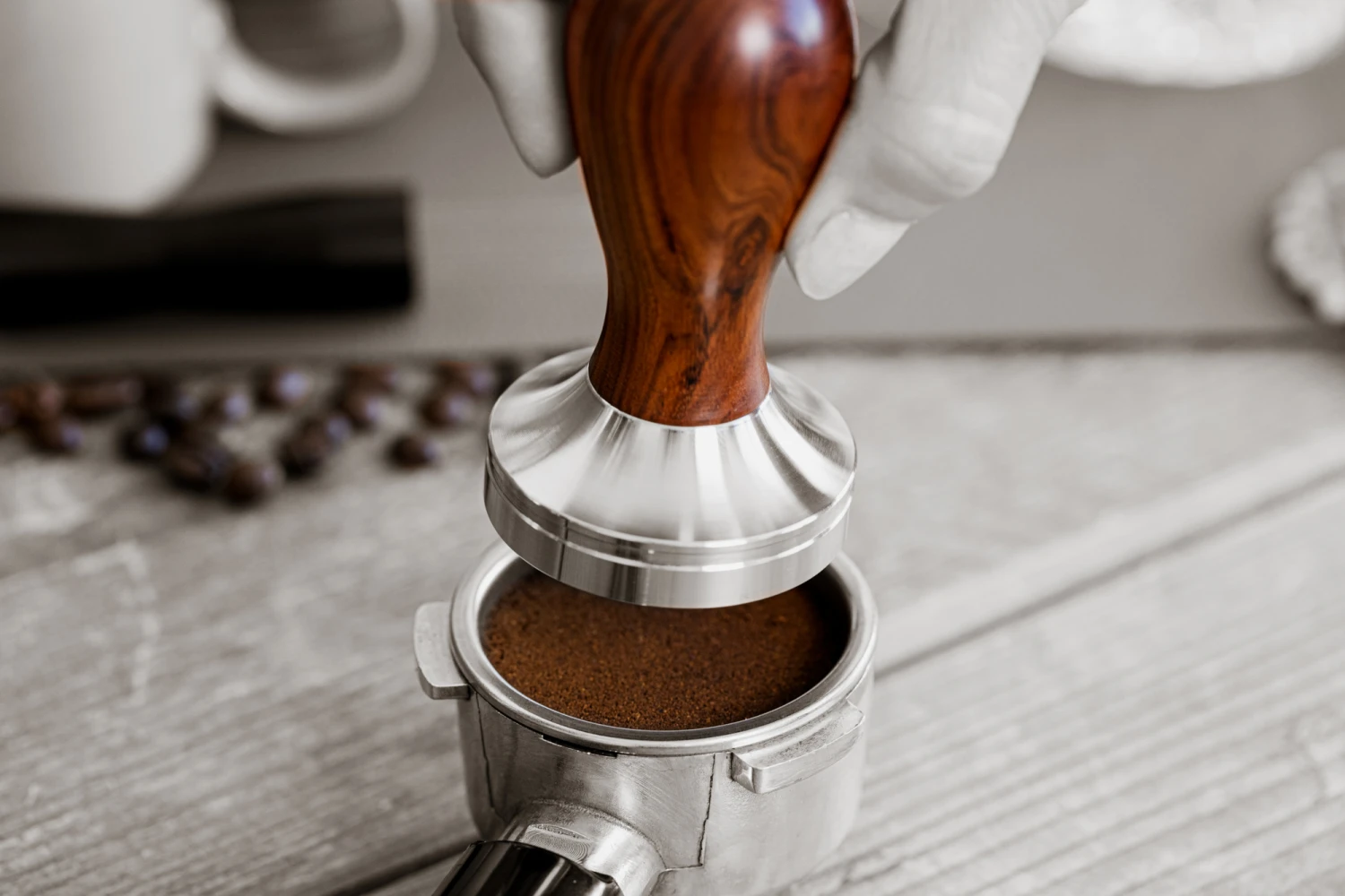 Jay Hill Koffie Barista Tamper - Rozenhout - ø 50.8 mm Jay Hill Koffie Barista Tamper - Rozenhout - ø 50.8 Mm -Praktische Winkel Voor Keukenbenodigdheden 8720364451165